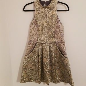 Urban Outfitters metallic dress